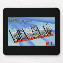 Greetings from Newark New Jersey Mousepad