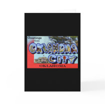 Greetings from Oklahoma City Oklahoma Greeting Cards