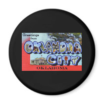 Greetings from Oklahoma City Oklahoma Fridge Magnet