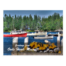 Greetings from Owls Head, Maine! Postcards