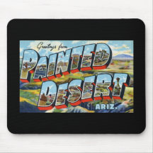Greetings from Painted Desert Arizona Mousepads