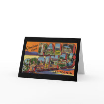 Greetings from Palm Springs California Card