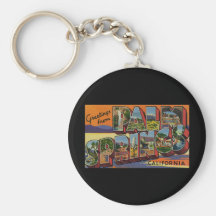 Greetings from Palm Springs California Keychain