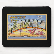 Greetings from Pensacola Florida Mousepads