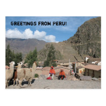 Greetings from Peru! Post Cards