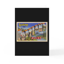 Greetings from Portland Maine Greeting Card