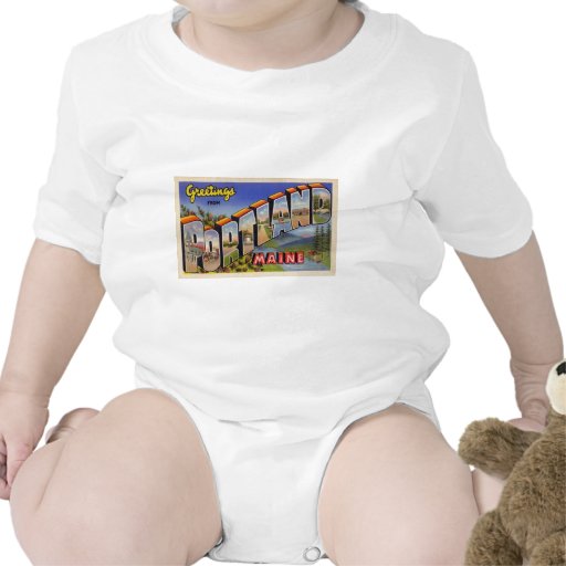Greetings from Portland Maine T Shirts