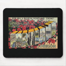 Greetings from Portland Oregon Mouse Pads