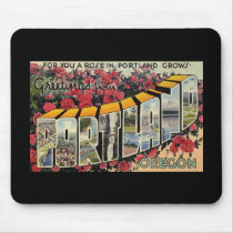 Greetings from Portland Oregon Mouse Pads