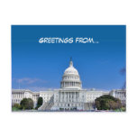Greetings from... - Postcard - Template