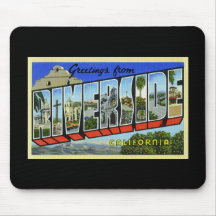 Greetings from Riverside California Mousepads