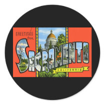 Greetings from Sacramento California Sticker