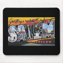 Greetings from Salem Oregon Mousepad