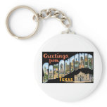 Greetings From San Antonio Texas Key Chains