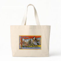 Greetings from Santa Cruz California Canvas Bag