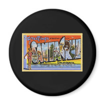 Greetings from Santa Cruz California Refrigerator Magnets