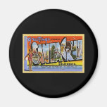 Greetings from Santa Cruz California Refrigerator Magnets