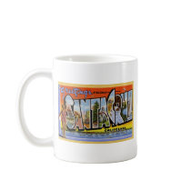 Greetings from Santa Cruz California Coffee Mug