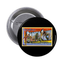 Greetings from Santa Cruz California Pin