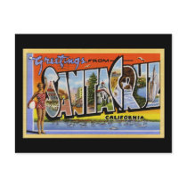 Greetings from Santa Cruz California Post Card