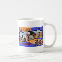 Greetings from Santa Fe New Mexico Coffee Mugs