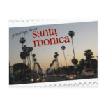 Greetings from Santa Monica, California Postcard