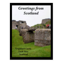 Greetings from Scotland Postcard