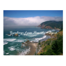 Greetings from Seaside, Oregon Postcard