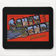 Greetings from South Bend Indiana Mousepad