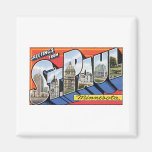 Greetings from St. Paul Minnesota Fridge Magnets