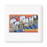 Greetings from St. Paul Minnesota Fridge Magnets