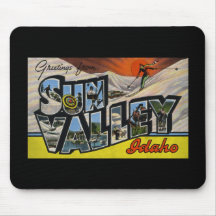 Greetings from Sun Valley Idaho Mousepad