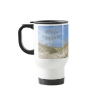 Greetings From Sunny OBX Sea Oats Travel Mug