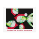 Greetings from the aLiEnS - Bah Humbug! Post Card