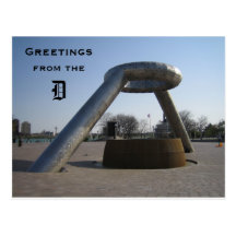 Greetings from the D Postcard