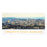 Greetings from the Holy Land, Jersalem card photo cards