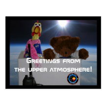 Greetings from the Upper Atmosphere Post Card