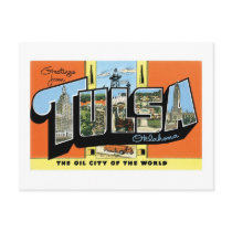 Greetings from Tulsa, Oklahoma Postcard