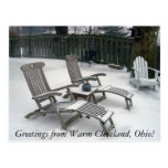 Greetings from Warm Cleveland Ohio Post Card