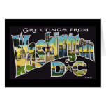 Greetings from Washington D.C. Card