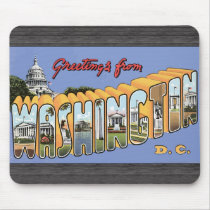 Greetings From Washington D.C., Vintage Use Pad