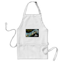 Greetings from Washington D.C.!  Vintage Post Card Apron