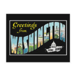 Greetings from Washington D.C.!  Vintage Post Card