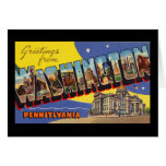 Greetings From Washington Pennsylvania Greeting Cards