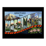 Greetings from Washington Postcard
