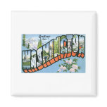 Greetings from Washington State Refrigerator Magnet