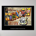 Greetings from Winslow Arizona Route 66 posters