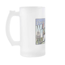 Greetings From Wisconsin Vintage Postcard Mugs