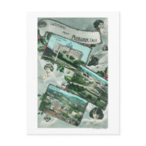 Greetings From with Scenic ViewsAuburn, CA Postcards