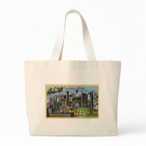 Greetings From Yosemite National Park Canvas Bag